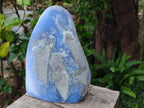Polished Large Blue Lace Agate Standing Display Piece x 1 From Nsanje, Malawi - Toprock Gemstones and Minerals 