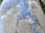 Polished Large Blue Lace Agate Standing Display Piece x 1 From Nsanje, Malawi - Toprock Gemstones and Minerals 