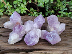 Natural Jacaranda Amethyst Crystals x 6 From Mumbwa, Zambia - Toprock Gemstones and Minerals 