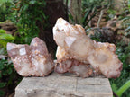 Natural Red Hematoid Quartz Clusters x 5 From Karoi, Zimbabwe - Toprock Gemstones and Minerals 
