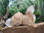 Natural Red Hematoid Quartz Clusters x 5 From Karoi, Zimbabwe - Toprock Gemstones and Minerals 