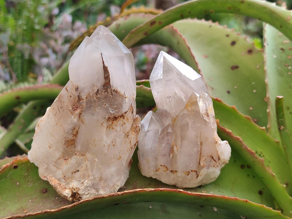 Natural Red Hematoid Quartz Clusters x 5 From Karoi, Zimbabwe - Toprock Gemstones and Minerals 