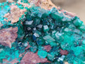 Natural Dioptase on Dolomite Specimens x 3 From Likasi, Congo - Toprock Gemstones and Minerals 