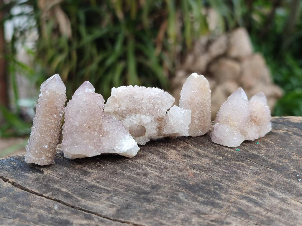 Natural Pale Lilac Spirit Amethyst Drusy Clusters x 70 From Boekenhouthoek, South Africa - Toprock Gemstones and Minerals 
