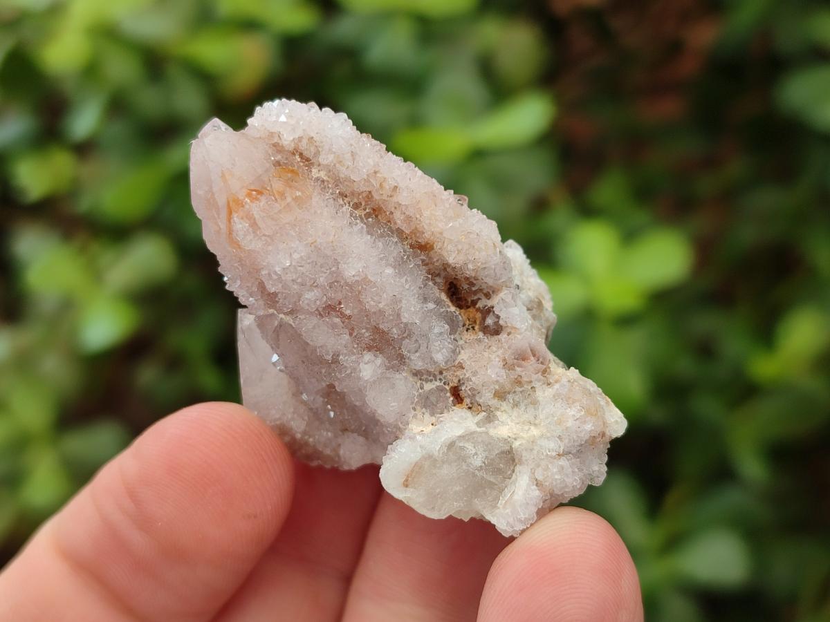 Natural Pale Lilac Spirit Amethyst Drusy Clusters x 70 From Boekenhouthoek, South Africa - Toprock Gemstones and Minerals 