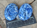Polished Sodalite Palm Stones x 26 From Kunene River, Namibia - Toprock Gemstones and Minerals 