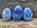 Polished Sodalite Palm Stones x 26 From Kunene River, Namibia - Toprock Gemstones and Minerals 