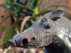 Hand Made Happy Pumba Warthog Serpentine Carving x 1 From Nyanga, Zimbabwe - Toprock Gemstones and Minerals 