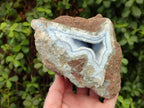 Natural Blue Lace Agate Geode Specimens x 3 From Nsanje, Malawi - Toprock Gemstones and Minerals 