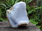 Natural Blue Lace Agate Geode Specimens x 3 From Nsanje, Malawi - Toprock Gemstones and Minerals 