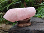 Polished Double Terminated Gemmy Rose Quartz Crystals x 2 From Madagascar - Toprock Gemstones and Minerals 
