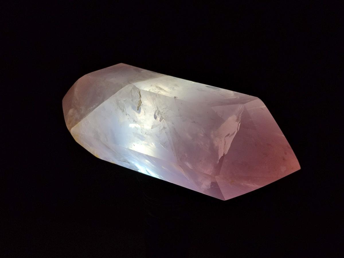 Polished Double Terminated Gemmy Rose Quartz Crystals x 2 From Madagascar - Toprock Gemstones and Minerals 