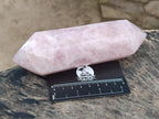 Polished Double Terminated Gemmy Rose Quartz Crystals x 2 From Madagascar - Toprock Gemstones and Minerals 