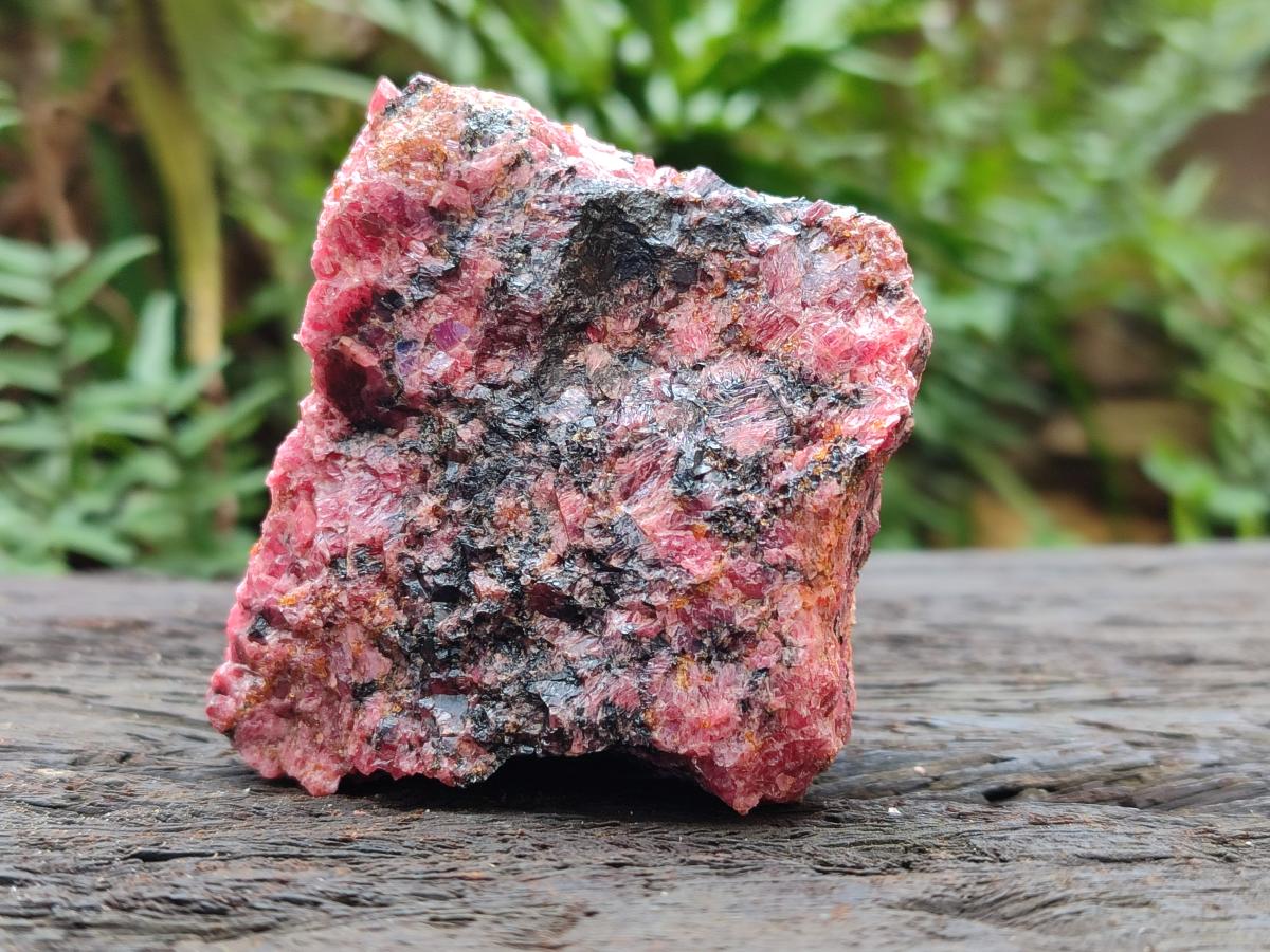 Natural Rhodonite Cobbed Specimens x 6 From Rhusinga, Zimbabwe - Toprock Gemstones and Minerals 