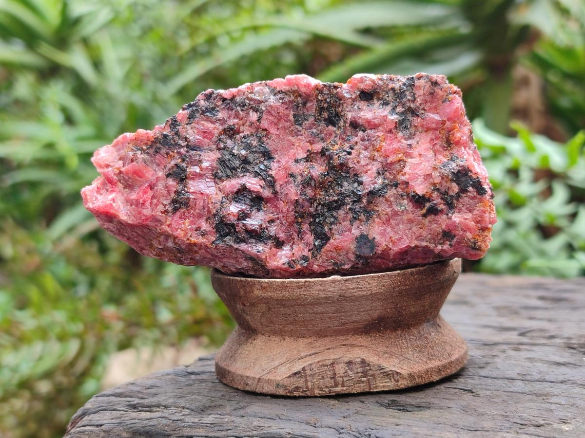 Natural Rhodonite Cobbed Specimens x 6 From Rhusinga, Zimbabwe - Toprock Gemstones and Minerals 