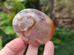Polished Flower Agate Palm Stones x 12 From Antsahalova, Madagascar - Toprock Gemstones and Minerals 