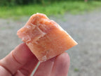 Natural Rhombohedral Sunset Orange Calcite Specimens x 35 From Spitzkop, Namibia - Toprock Gemstones and Minerals 