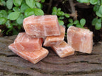 Natural Rhombohedral Sunset Orange Calcite Specimens x 35 From Spitzkop, Namibia - Toprock Gemstones and Minerals 