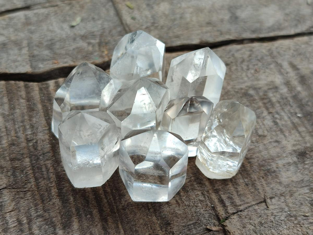 Polished Wire Wrap Sized Clear Quartz Crystals x 70 From Madagascar - Toprock Gemstones and Minerals 