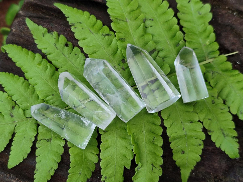 Polished Wire Wrap Sized Clear Quartz Crystals x 70 From Madagascar - Toprock Gemstones and Minerals 
