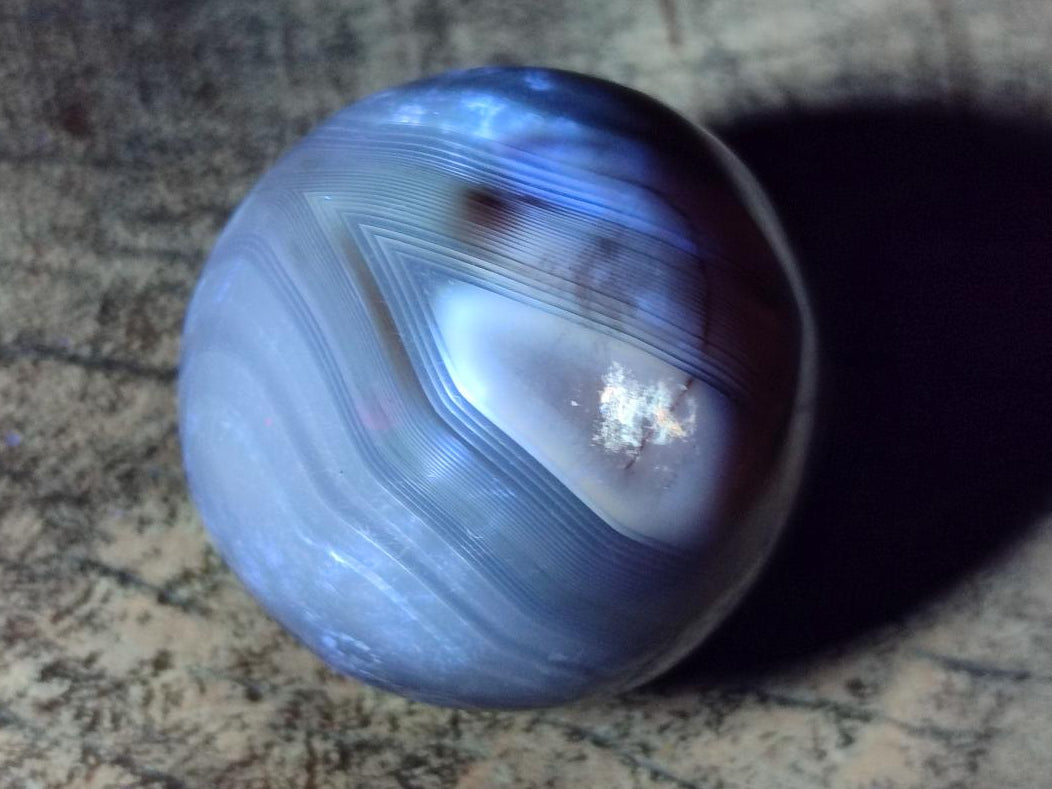 Polished Banded Agate Spheres x 12 From Madagascar - Toprock Gemstones and Minerals 