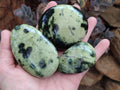 Polished Leopard Stone Galet Free Forms x 7 From Zimbabwe - Toprock Gemstones and Minerals 