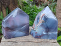 Polished Strawberry Agate Display Crystal Points x 2 From Mozambique - Toprock Gemstones and Minerals 
