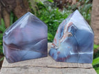 Polished Strawberry Agate Display Crystal Points x 2 From Mozambique - Toprock Gemstones and Minerals 