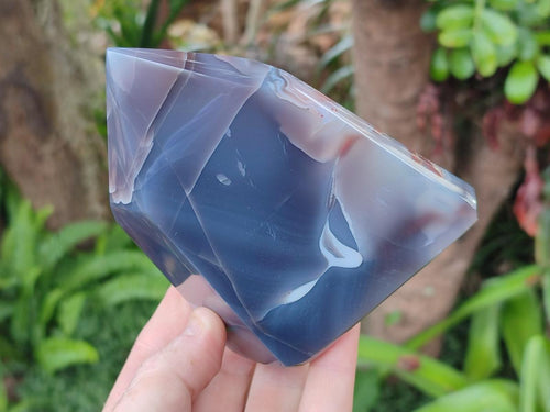 Polished Strawberry Agate Display Crystal Points x 2 From Mozambique - Toprock Gemstones and Minerals 