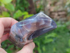 Polished Strawberry Agate Display Crystal Points x 2 From Mozambique - Toprock Gemstones and Minerals 