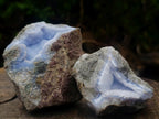 Natural Blue Lace Agate Geode Specimens x 12 From Nsanje, Malawi - Toprock Gemstones and Minerals 