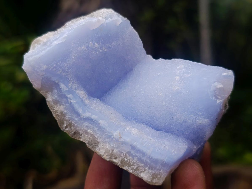 Natural Blue Lace Agate Geode Specimens x 12 From Nsanje, Malawi - Toprock Gemstones and Minerals 