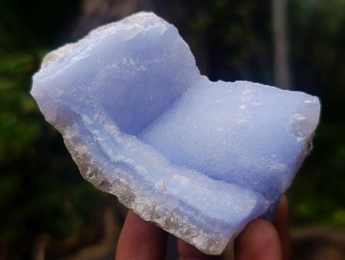 Natural Blue Lace Agate Geode Specimens x 12 From Nsanje, Malawi - Toprock Gemstones and Minerals 