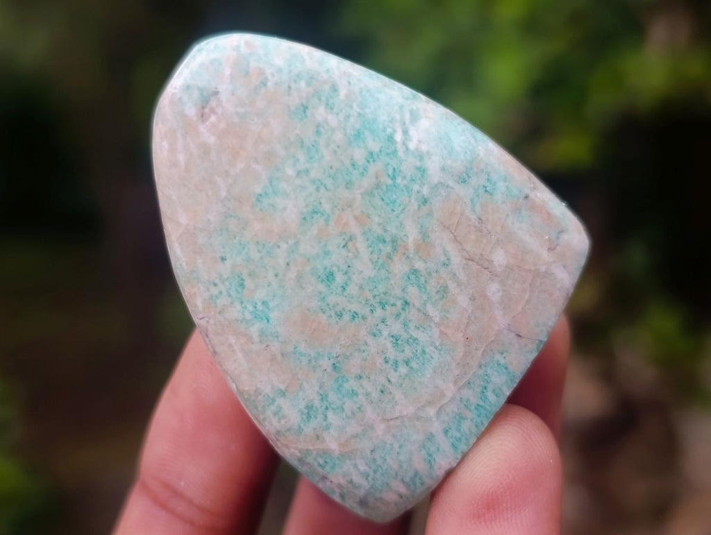 Polished Amazonite Free Forms x 35 From Zimbabwe - Toprock Gemstones and Minerals 