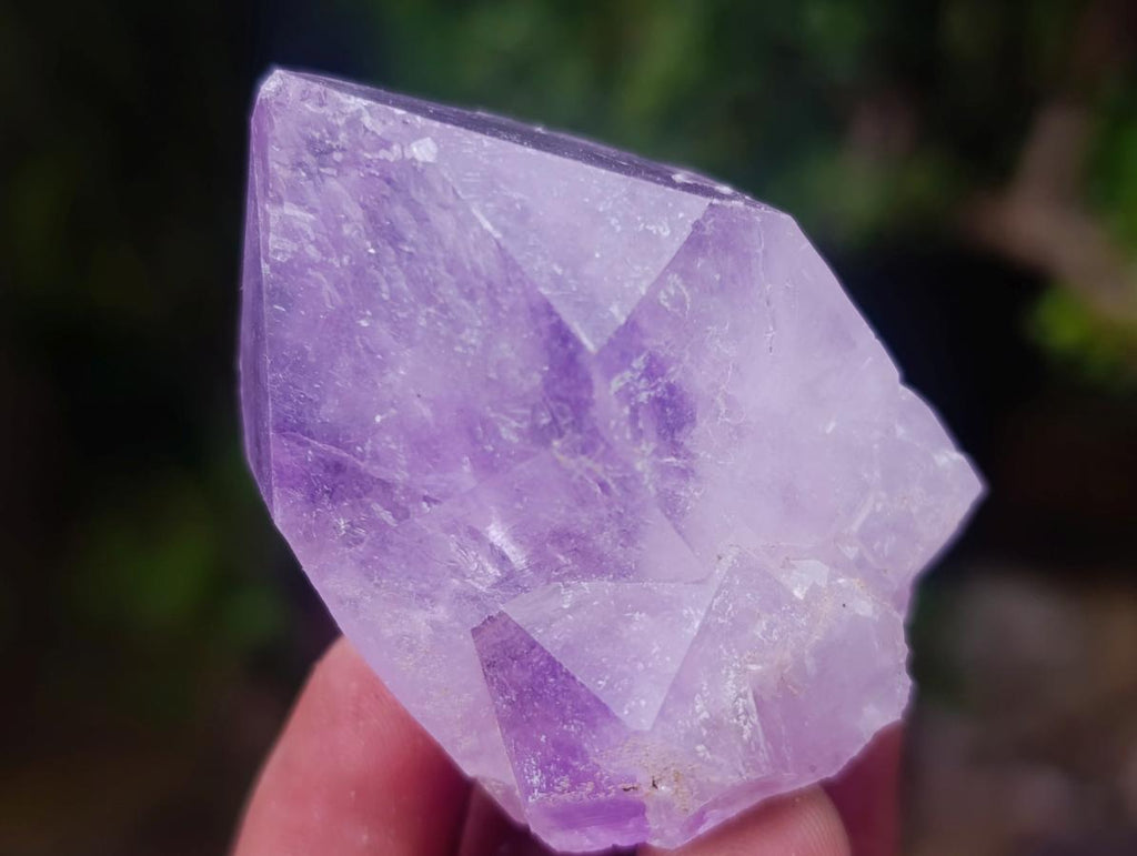 Natural Jacaranda Amethyst Single Crystals x 24 From Mumbwa, Zambia - Toprock Gemstones and Minerals 