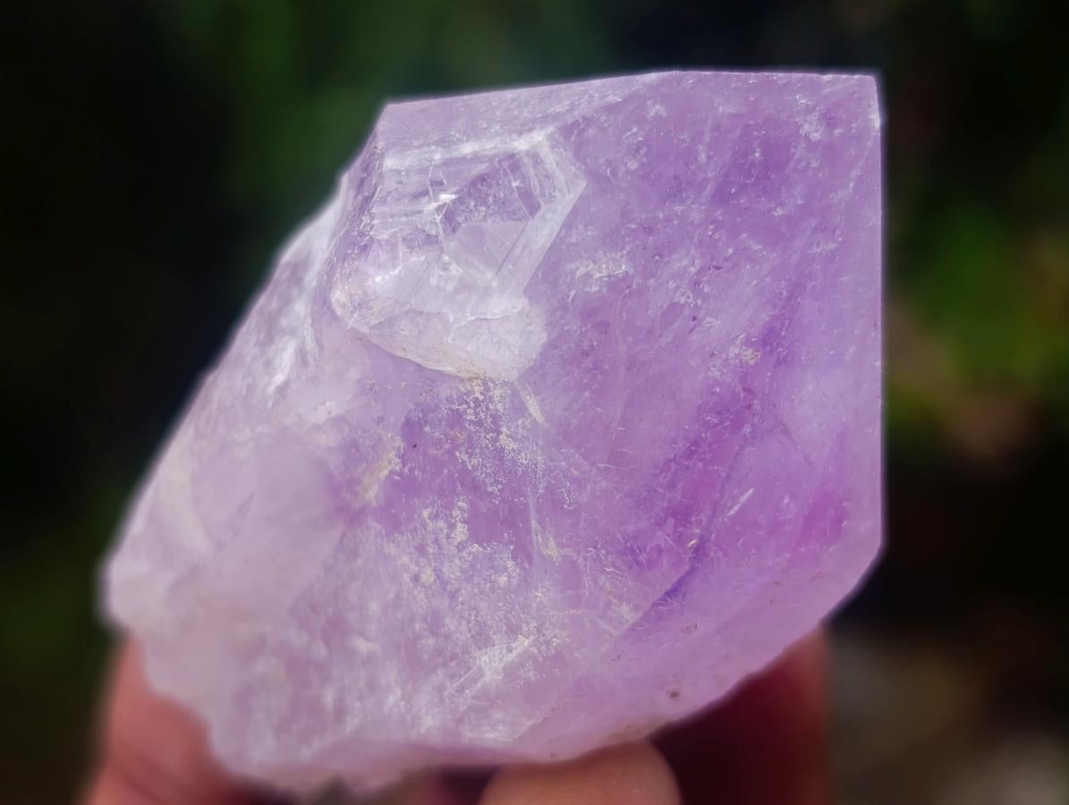 Natural Jacaranda Amethyst Single Crystals x 24 From Mumbwa, Zambia - Toprock Gemstones and Minerals 