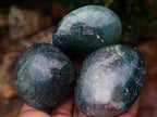Polished Fuchsite Quartz Galets x 35 From Andakatany, Madagascar - Toprock Gemstones and Minerals 