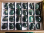 Polished Fuchsite Quartz Galets x 35 From Andakatany, Madagascar - Toprock Gemstones and Minerals 