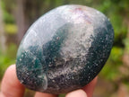 Polished Fuchsite Quartz Galets x 35 From Andakatany, Madagascar - Toprock Gemstones and Minerals 