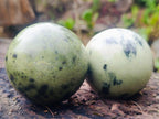 Polished Leopard Stone Spheres x 6 From Zimbabwe - Toprock Gemstones and Minerals 