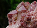 Natural Red Hematoid Quartz Clusters x 2 From Karoi, Zimbabwe - Toprock Gemstones and Minerals 