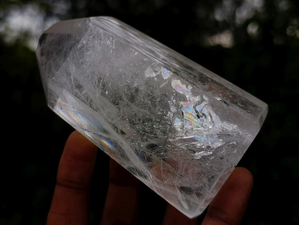 Polished Clear Quartz Display Crystals x 3 From Madagascar - Toprock Gemstones and Minerals 