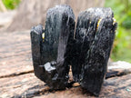 Natural Schorl Black Tourmaline Specimens x 6 From Erongo, Namibia - Toprock Gemstones and Minerals 