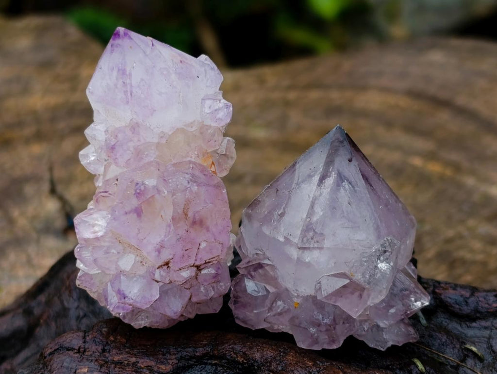 Natural Mixed Spirit Amethyst Crystals and Clusters x 24 From Boekenhouthoek, South Africa - Toprock Gemstones and Minerals 