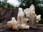 Natural Drusy Quartz Coated Calcite Pseudomorph Specimens x 24 From Albert's Mountain, Lesotho - Toprock Gemstones and Minerals 