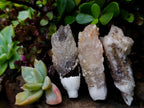 Natural Drusy Quartz Coated Calcite Pseudomorph Specimens x 24 From Albert's Mountain, Lesotho - Toprock Gemstones and Minerals 