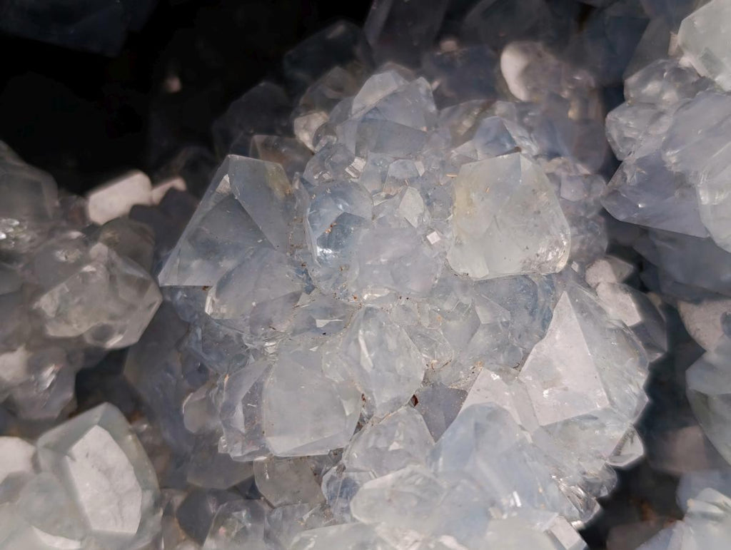 Natural XXL Blue Celestite Geode Specimen x 1 From Sakoany, Madagascar - Toprock Gemstones and Minerals 