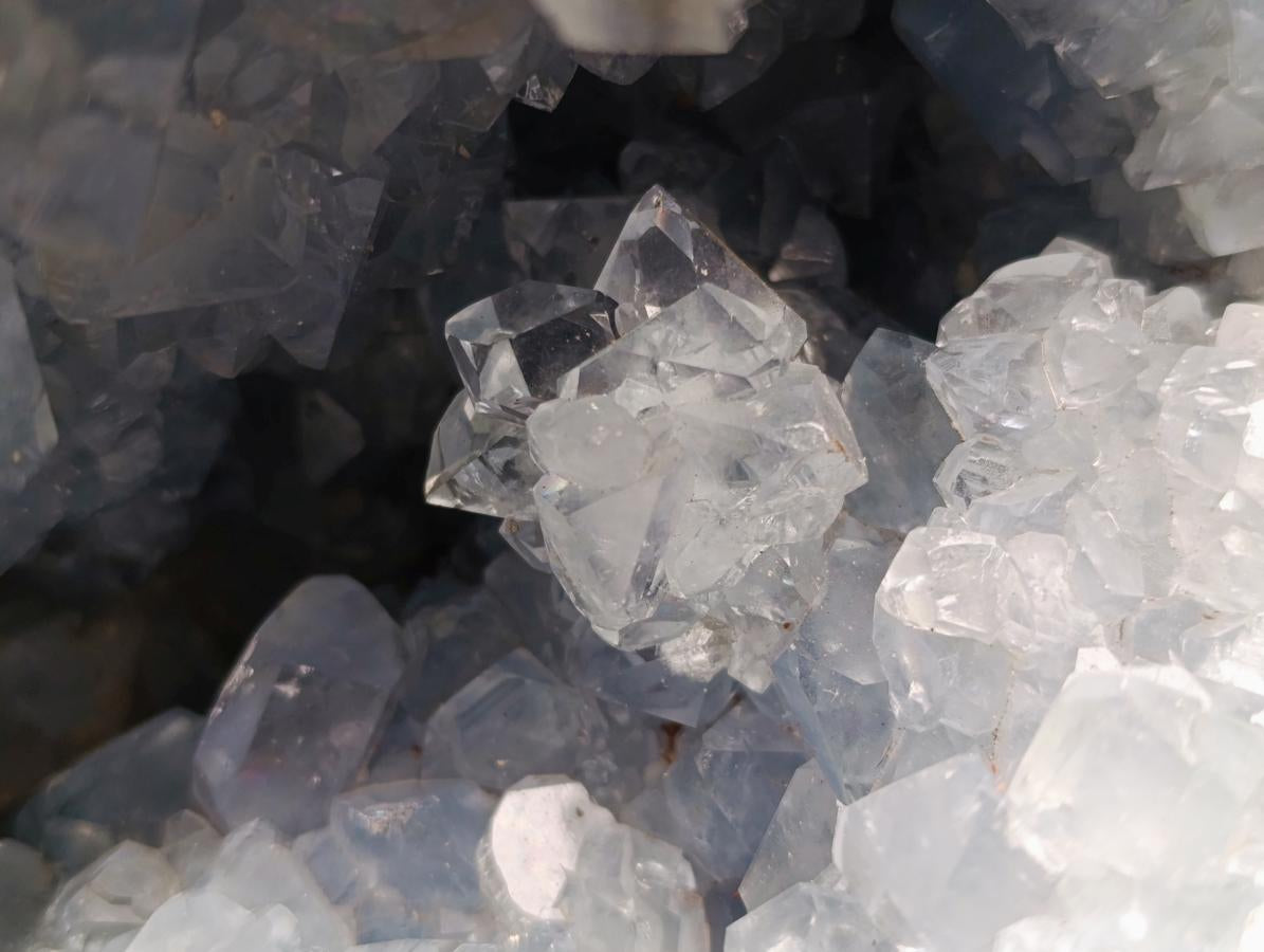 Natural XXL Blue Celestite Geode Specimen x 1 From Sakoany, Madagascar - Toprock Gemstones and Minerals 
