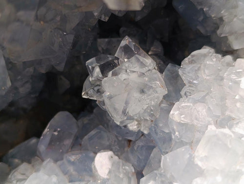 Natural XXL Blue Celestite Geode Specimen x 1 From Sakoany, Madagascar - Toprock Gemstones and Minerals 