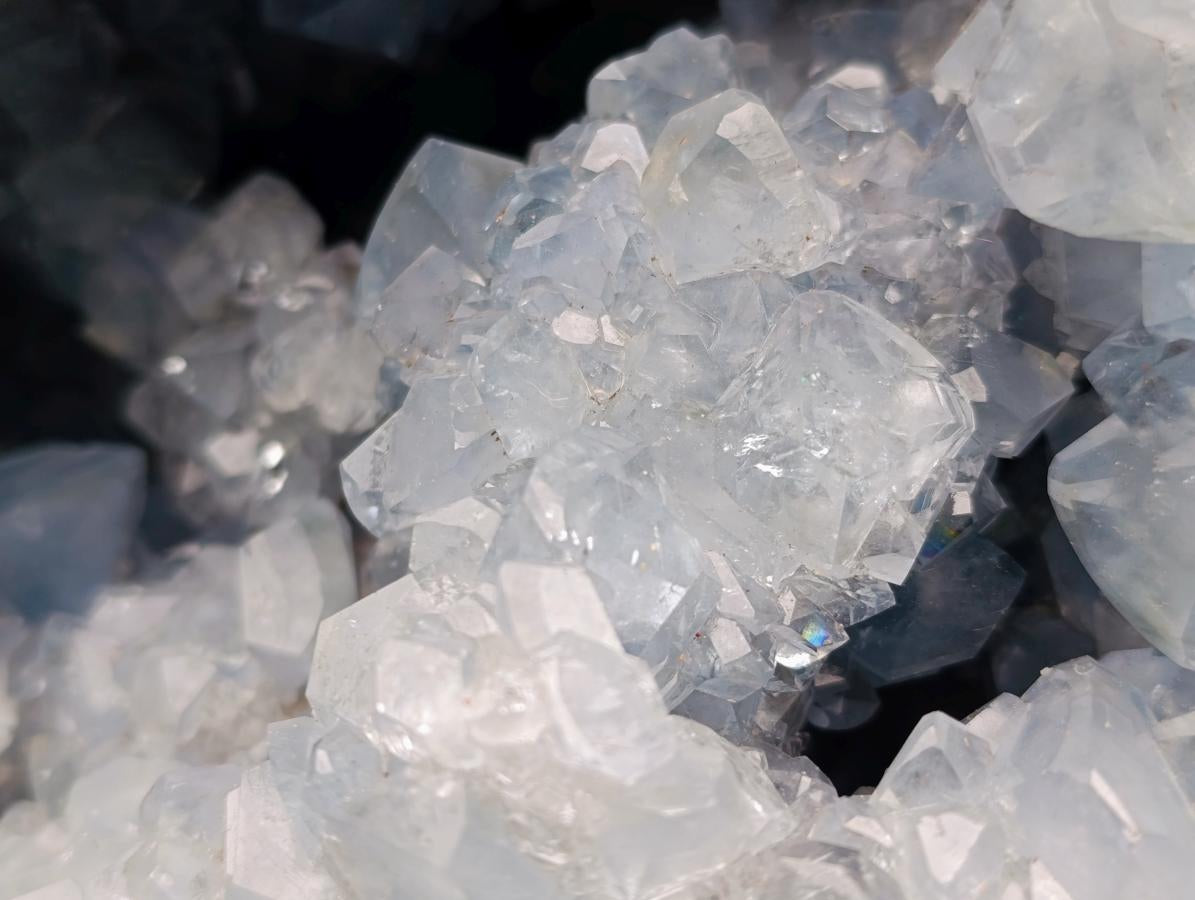 Natural XXL Blue Celestite Geode Specimen x 1 From Sakoany, Madagascar - Toprock Gemstones and Minerals 